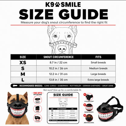 k-9 Smile Dog Mask