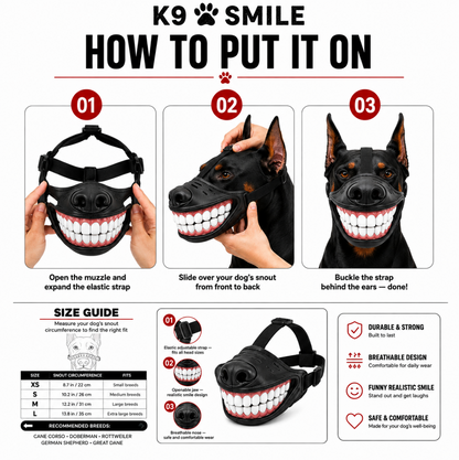 k-9 Smile Dog Mask