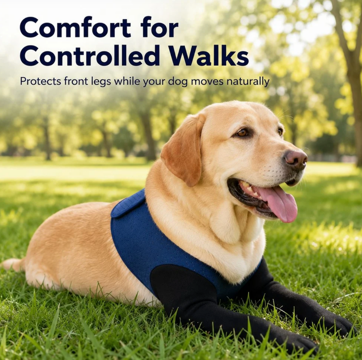Anti-Licking Front Leg Sleeve
